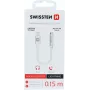SWISSTEN adaptador de audio Lightning a 3,5 mm SW-LIGHT-3.5MM-W, cable de 15 cm