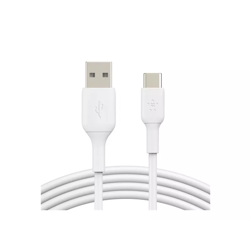 Cable USB Belkin CAB001BT2MWH 2 m USB-A a USB-C blanco