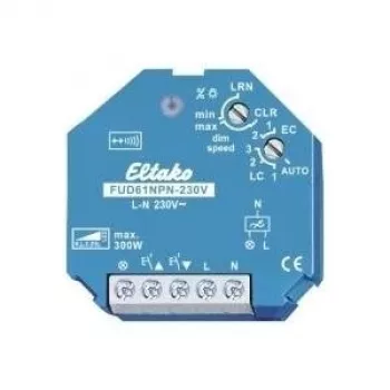 Regulador de intensidad Eltako FUD61NPN-230V 30100835 230V – módulo regulador universal para montaje empotrado