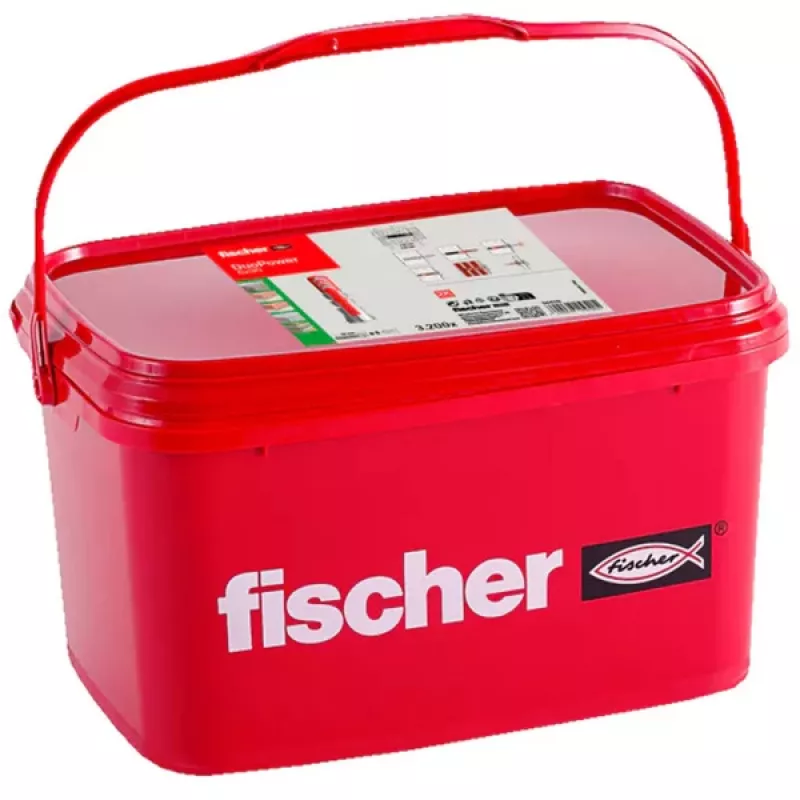 Taco FISCHER DuoPower 6x30, taco universal para materiales macizos y huecos