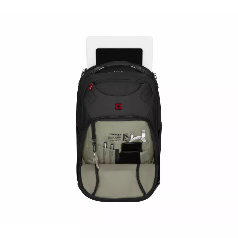 Mochila de ocio Wenger SwissGear Cosmic Negro Poliéster PVC rPET