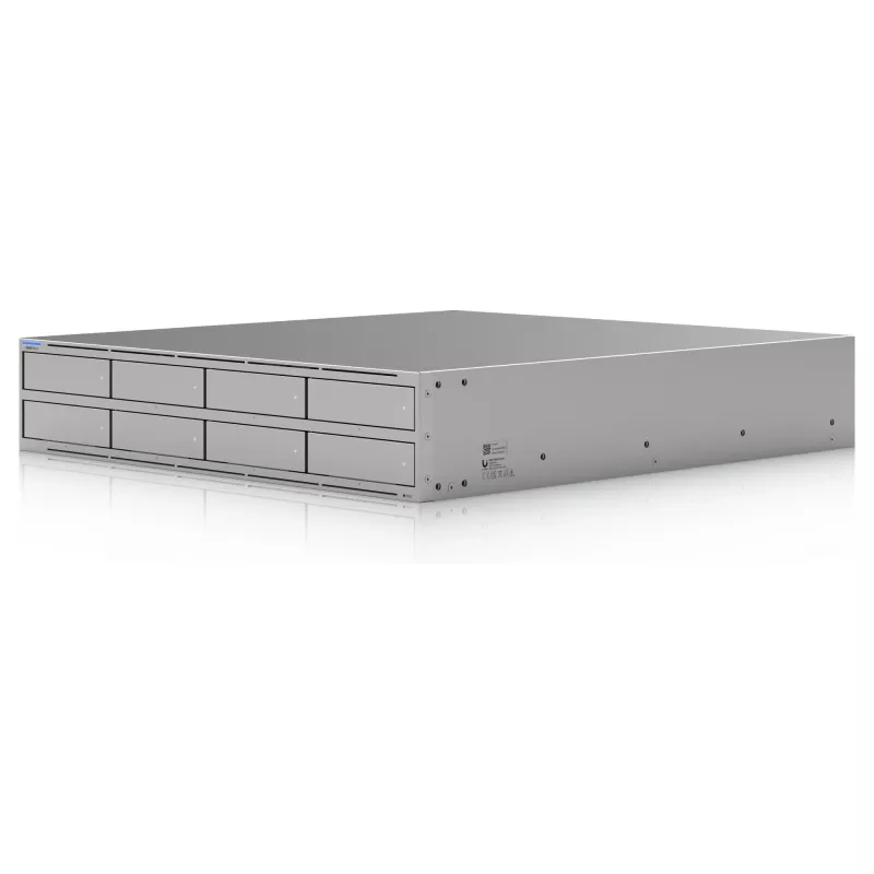 Ubiquiti UniFi UNAS Pro 8 almacenamiento en red, 2HE, rackmount, 10 Gbit/s, 8x HDD / 2x ranuras M.2 integraciones UniFi (UNAS-PRO-8)