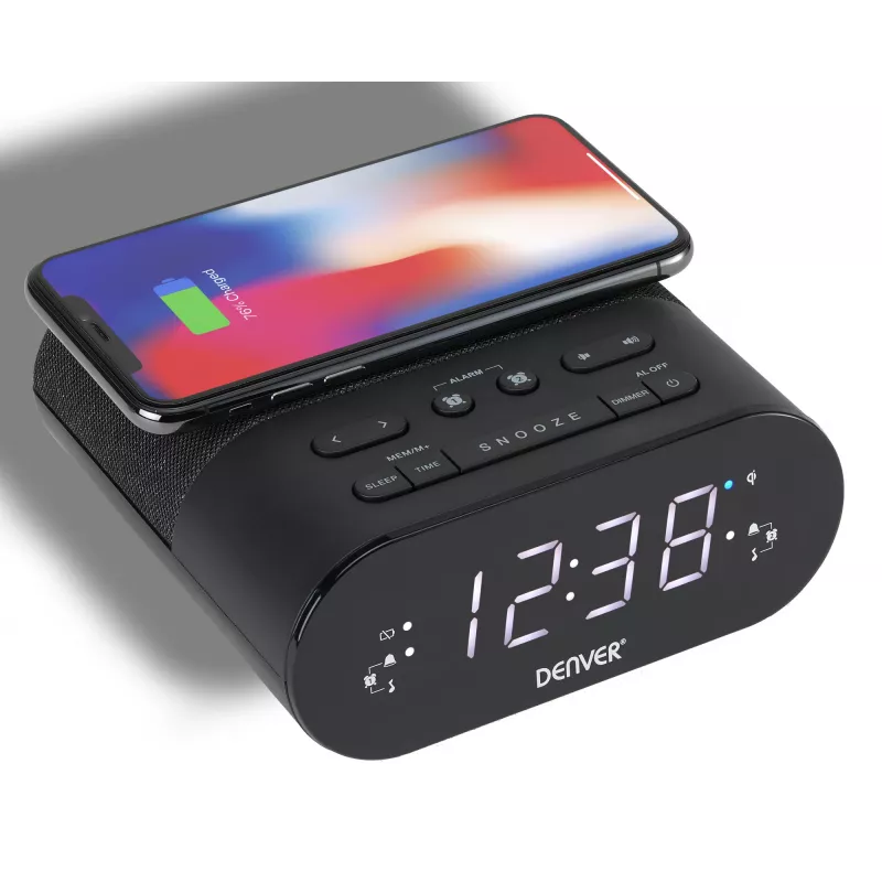 Despertador digital Denver CRQ-107 negro