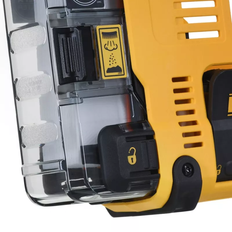Aspiración de polvo DeWalt D25303DH-XJ, portátil 340 mm, 1,4 kg, amarilla