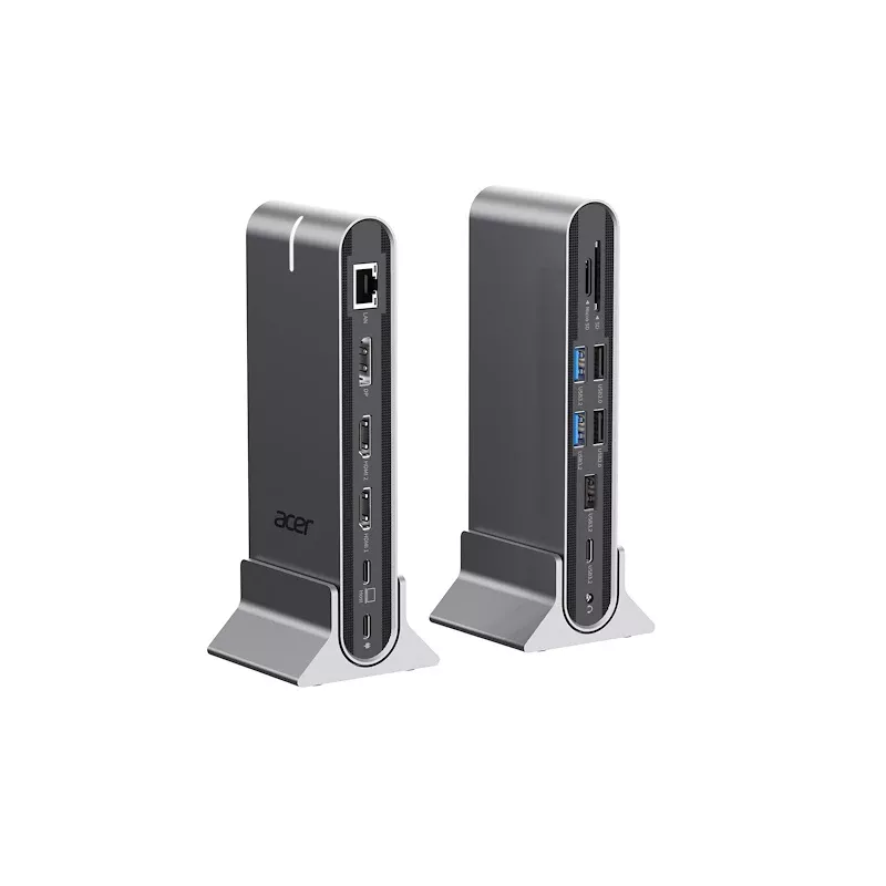 Docking station universal Acer Type-C 15en1 (USB-C, 15 puertos), Docking station + Hub USB