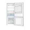 Amica FK244.4X(E) frigorífico combi de libre instalación, congelador inferior, frigorífico de 153 l, congelador de 52 l, FrostControl, clase energética E