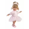 Muñeca bebé Llorens Elena Ballerina altura 35 mm tela y vinilo beige rosa blanco recomendada a partir de 3+