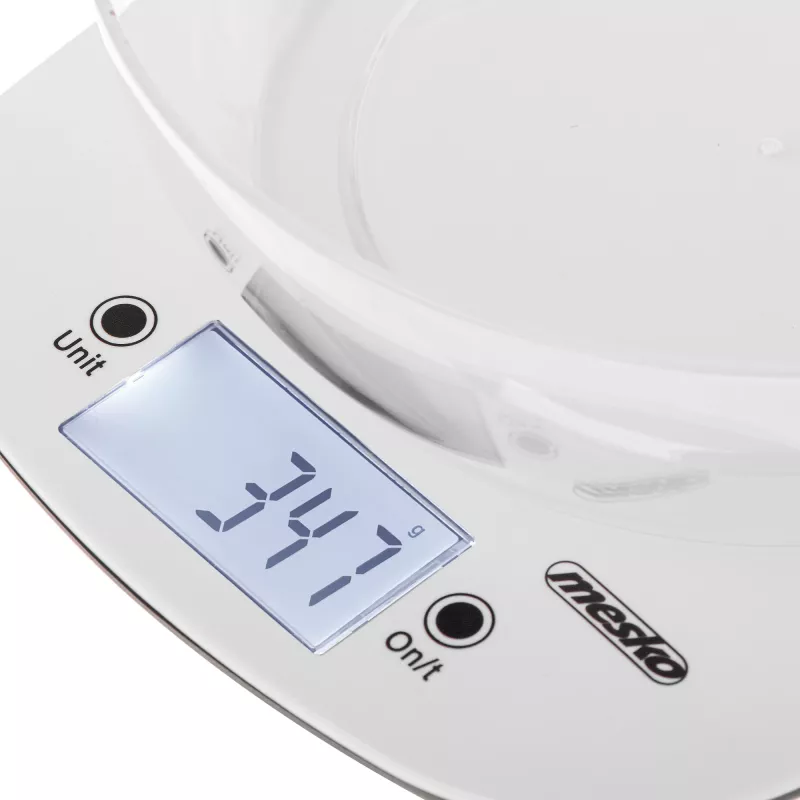 Báscula de cocina con bol Adler | MS 3179b | División 1 g | Tipo de pantalla LCD | Negra