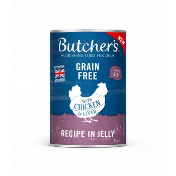 Comida húmeda para perros Butcher's Original Recipe en gelatina 400 g — pollo, adulto