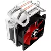 Disipador de CPU Xilence A402 9,2 cm negro, rojo, plata