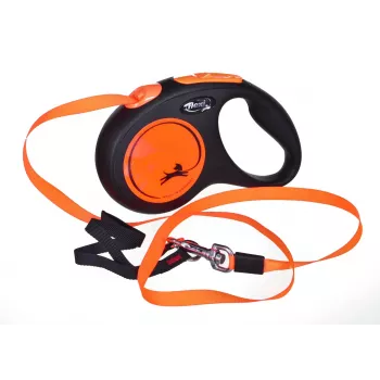 FLEXI Neon S - correa retráctil - 5 m