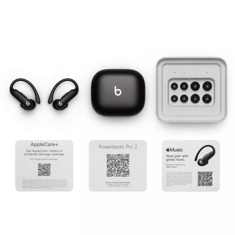 Beats Powerbeats Pro 2 auriculares, diamantschwarz, intraurales, inalámbricos, MX723ZM/A