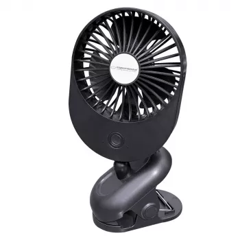 Ventilador Esperanza EHF103K, ventilador USB compacto, NEGRO