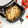 Freidora de aire Taurus Air Fry 7S 1600W 6,5L, acero inoxidable, 8 programas, 80–200°C, control táctil