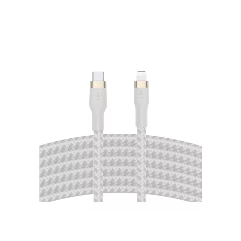 Belkin CAA011BT3MWH Cable Lightning 3 m blanco