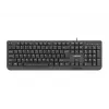 Teclado NATEC TROUT SLIM USB, distribución US, negro