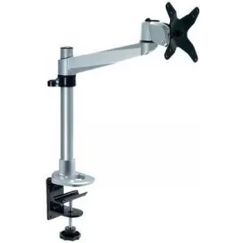 Soporte de monitor orientable SpeaKa Professional 29156C13 — soporte de mesa regulable en altura con pasacables de mesa y pinza en C