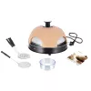Pizzera Emerio PO-115985 4 pizzas 900 W Negro Naranja