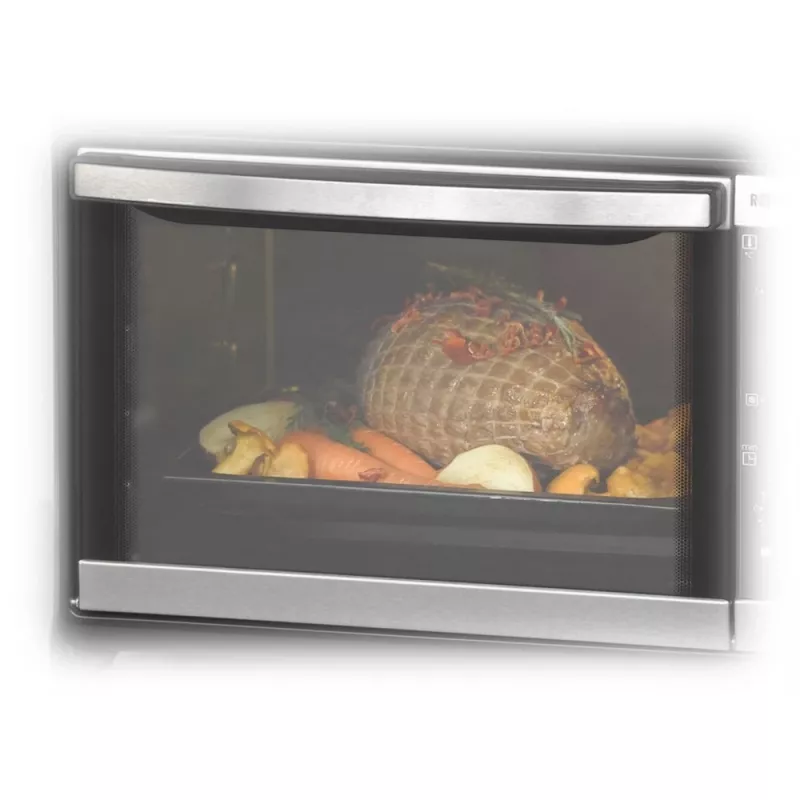 Cocina eléctrica Rommelsbacher BG 1550 Negra, 30 L, 80–230 °C, 7 modos, asador giratorio, temporizador de 120 minutos