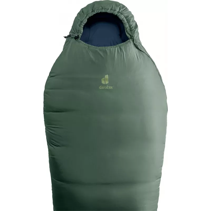 Saco de dormir DEUTER Orbit SL 0 °C / 32 °F forma momia para adultos, tejido PES Ripstop, ancho 740 mm, profundidad 470 mm