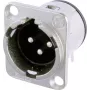 Neutrik NC3MD-H accesorio de conectividad Plata