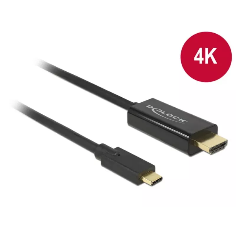 Adaptador de cable de vídeo USB Type-C HDMI DeLOCK 85258