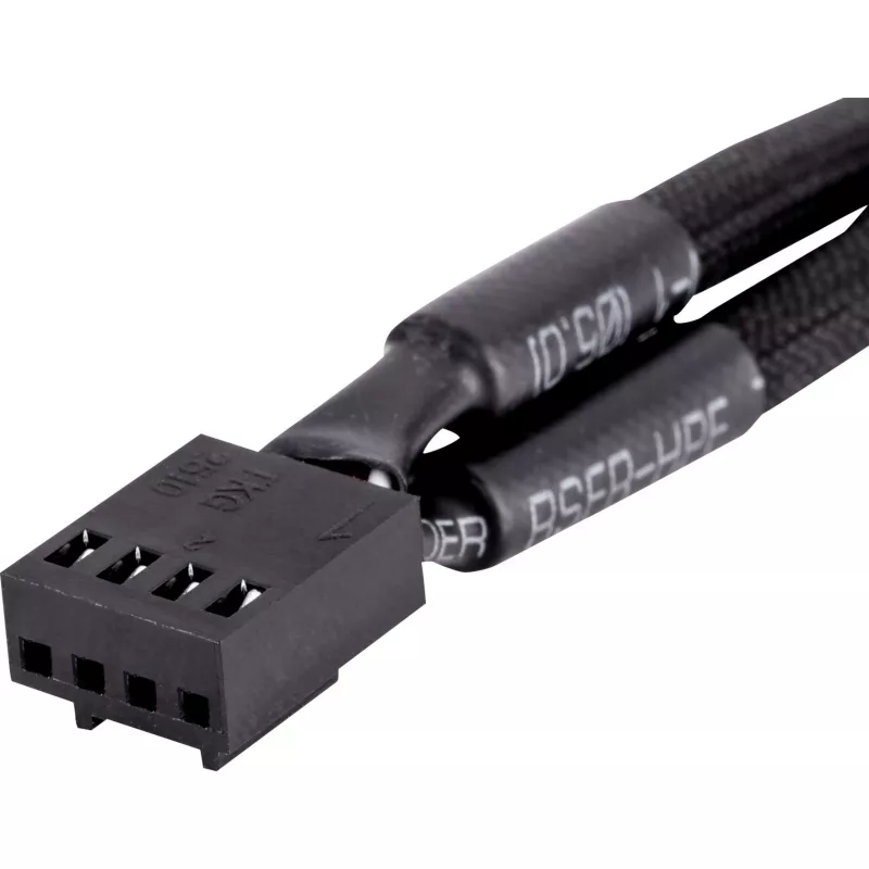 Cable en Y para ventilador PWM THERMALTAKE Tt Mod AC-060-CO1OTN-F1 4-Pin, pack de 3