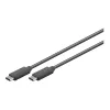 Goobay Cable USB-C™ 3.1 Generation 1, negro, 3 m - conector macho USB-C™ > conector macho USB-C™ (66509)