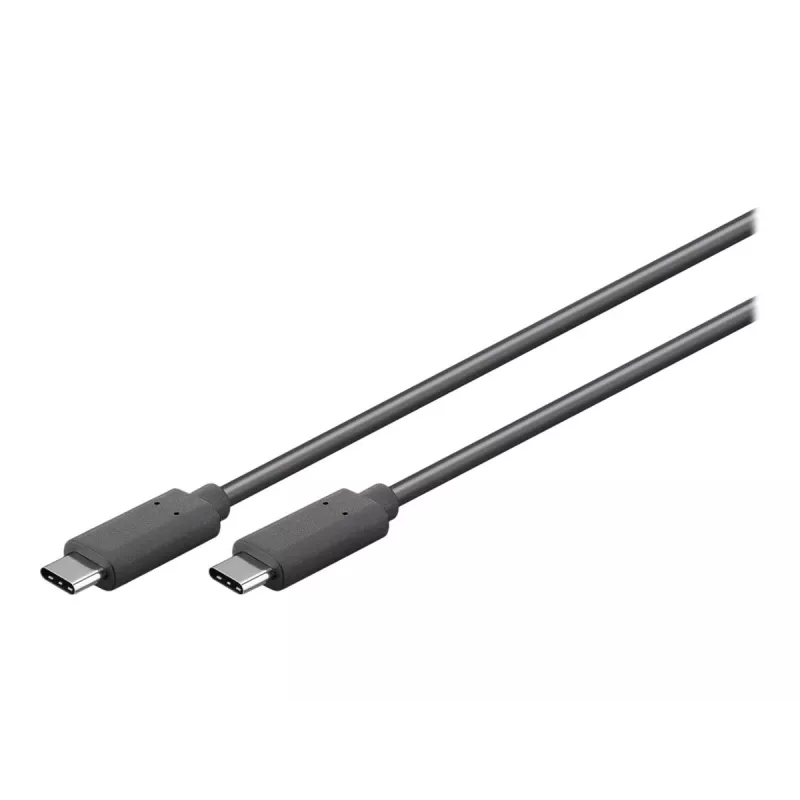 Goobay Cable USB-C™ 3.1 Generation 1, negro, 3 m - conector macho USB-C™ > conector macho USB-C™ (66509)