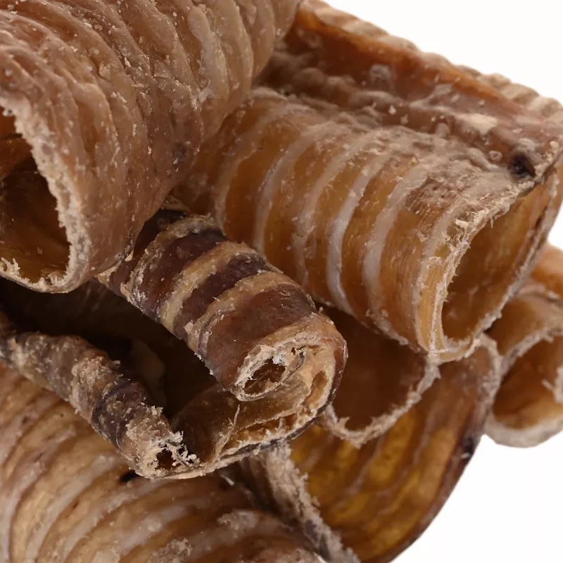 Snack para perros PETITTO tráquea de ternera 1 kg - Hueso masticable de tráquea de ternera PETITTO