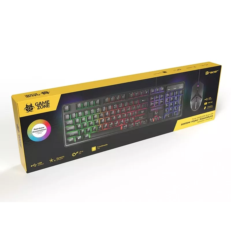 Teclado y ratón Gamezone Boost USB