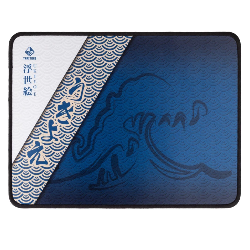 Alfombrilla de ratón Traitors UKIYO-E Speed (TRDUKI35M) — superficie de baja fricción, alfombrilla gaming rectangular