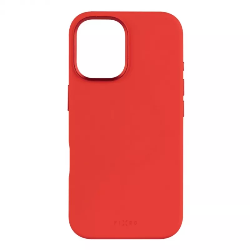 Fixed MagFlow | Funda trasera | Apple | iPhone 16 | Silicona líquida | Roja