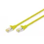 Cable de parcheo Digitus CAT 6A S/FTP DK-1644-A-0025/Y 0,25 m Amarillo