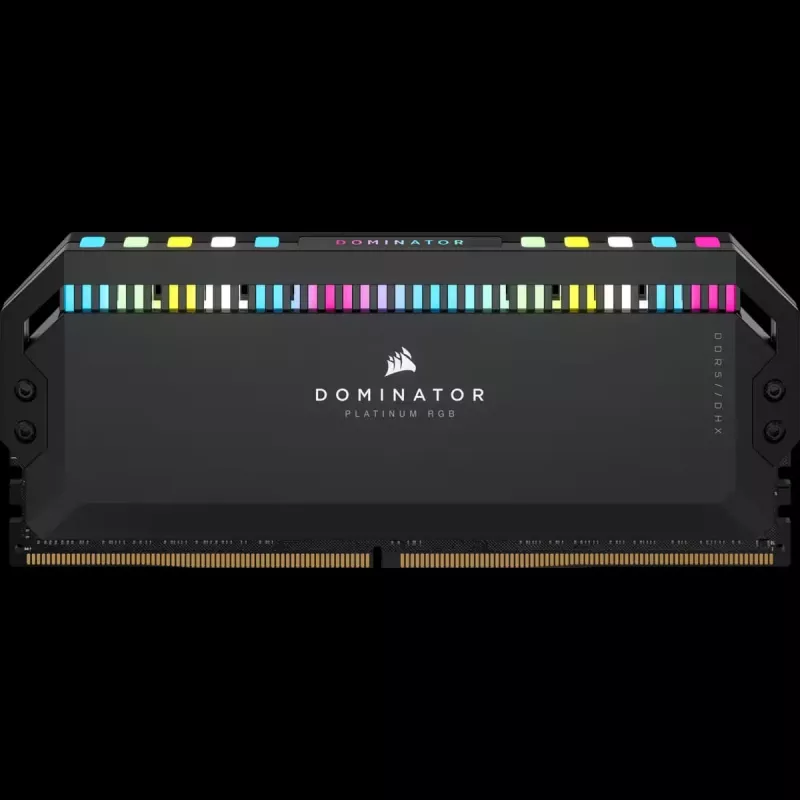 DIMM 32 GB DDR5-6400 (2x 16 GB) Dual-Kit, memoria RAM negra, CMT32GX5M2B6400C32, Dominator Platinum, INTEL XMP