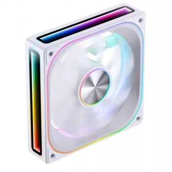 Ventilador de refrigeración PWM ARGB de 120 mm Jonsbo ZA-120 blanco — modelo ZA-120W, control PWM, iluminación ARGB