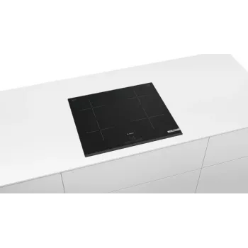Bosch | Placa | PUE63KBB6E | Inducción | Número de zonas de cocción 4 | Táctil | Temporizador | Negro