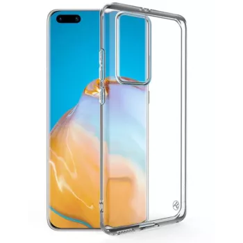 Funda de silicona Tellur para Huawei P40 Pro, transparente