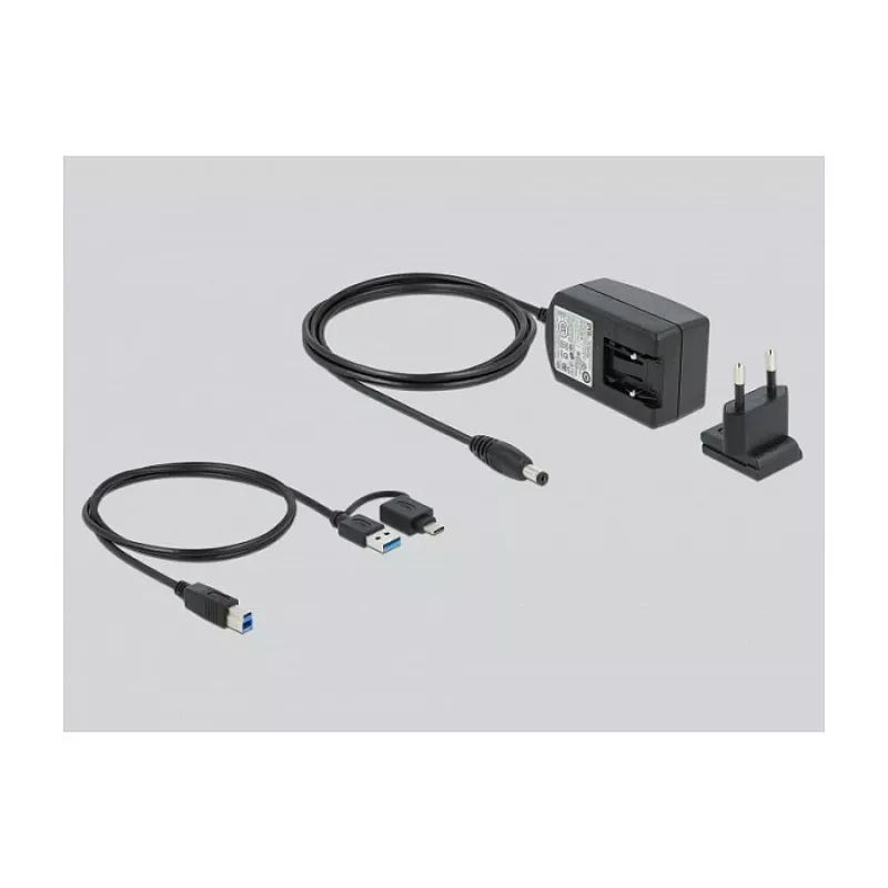 Estación de acoplamiento USB DeLOCK 87771 doble HDMI Full-HD USB 3.2 LAN audio