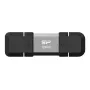 Silicon Power SP128GBUC3C51V1S memoria USB 128 GB USB Type-A / USB Type-C 3.2 Gen 1 (3.1 Gen 1) negro, plata