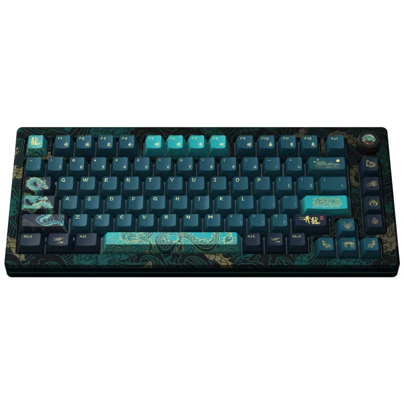 Teclado Gaming mecánico AKKO MOD 007B V3 Year of the Dragon Crema-Amarillo con interruptores magnéticos