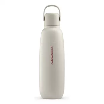 Botella de carbonatación SodaStream Fizz & Go acero inoxidable arena