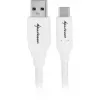 Cable USB 3.2 Gen 2, USB-A macho > USB-C macho (blanco, 0,5 metros)