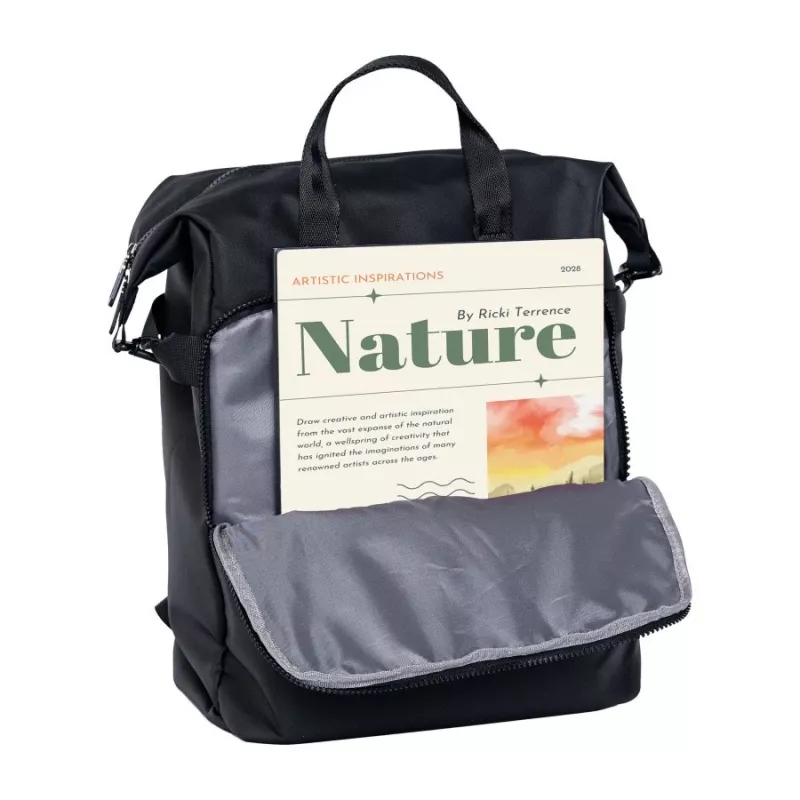 Mochila de viaje NOVEEN CTB300 – 40×50×16 cm, poliéster, 2 compartimentos, impermeable, compartimento para portátil
