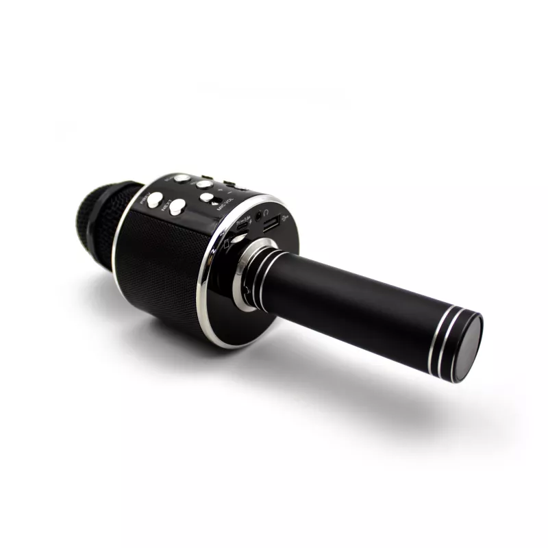 Micrófono de karaoke Denver KMS-20BMK2 con altavoz Bluetooth, Negro