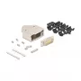 Conector de cable DeLOCK 67132 D-Sub de 15 pines plata conector macho