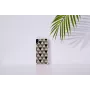 Funda para smartphone iKins para iPhone XR — patrón piramidal, blanca