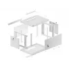 Carcasa de pared Lanberg WF01-6406-00S