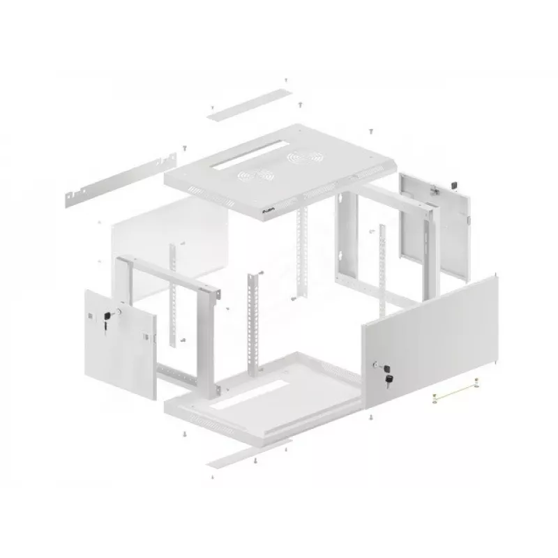Carcasa de pared Lanberg WF01-6406-00S