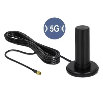 DeLOCK 12590 Antena de red antena omnidireccional SMA 3 dBi